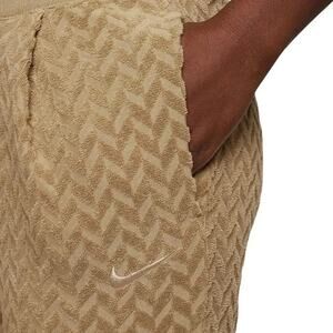 Nike Phoenix Brown Terry Cloth Fleece High Waisted Jogger Pants Medium DR2178